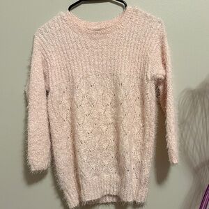 Joseph A. Soft Pink Blush Crew Neck Sweater